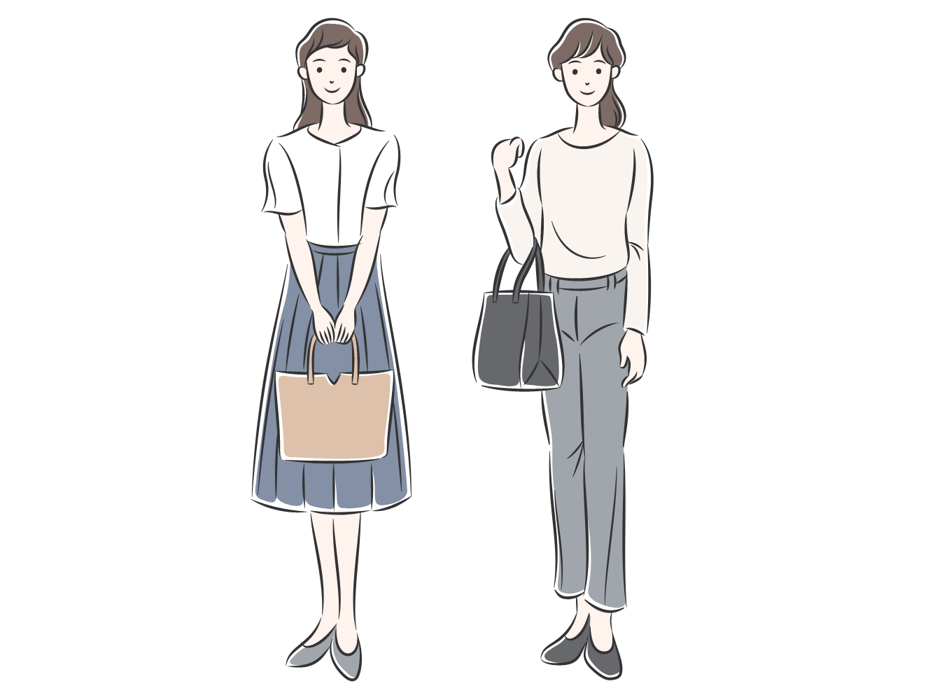 男女別 服装例あり インターンシップでの最適な服装 服装自由の許容範囲とは Dodaキャンパス